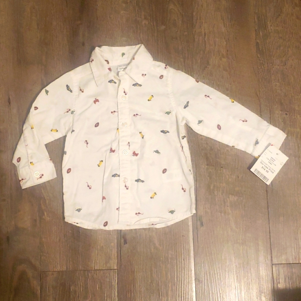 Skate board long sleeve button down
